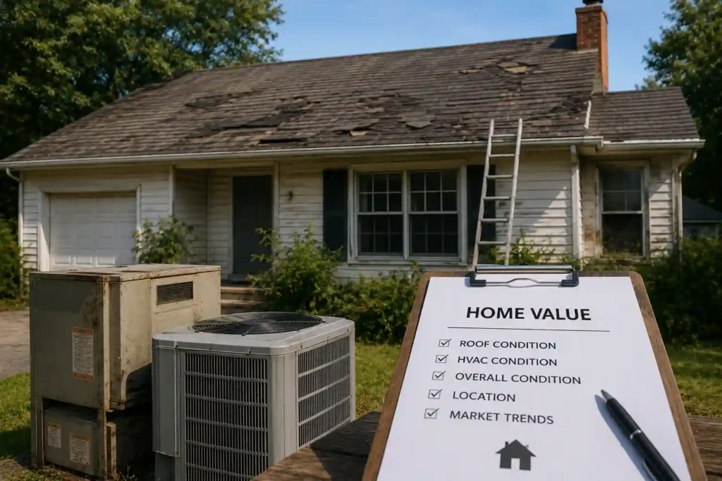 What Is My House Worth If It Needs a New Roof or HVAC